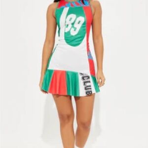 Fashion Nova Gamechager Jersey Mini Dress
